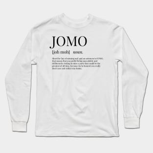 JOMO Definition Long Sleeve T-Shirt